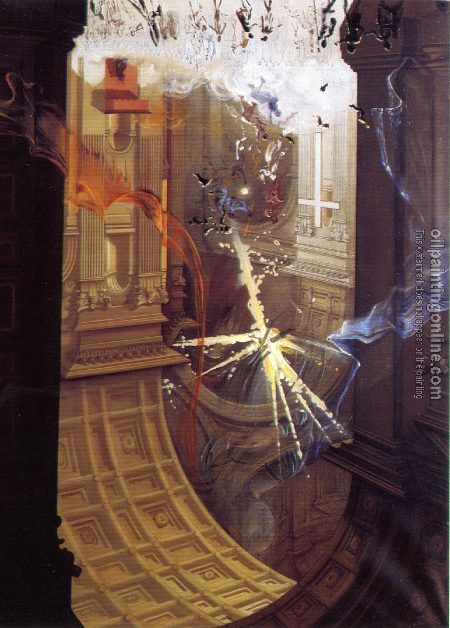 Dali, Salvador - St.Peter's in Rome (Explosion of Mystical Faith in the Midst of a Cathedral)